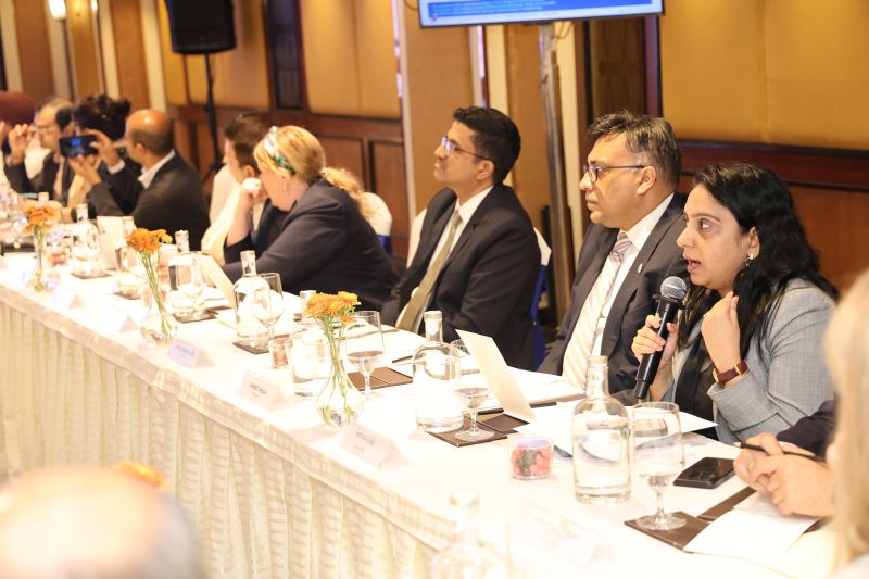 Panel discussion on sustainable finance and climate investment structures.